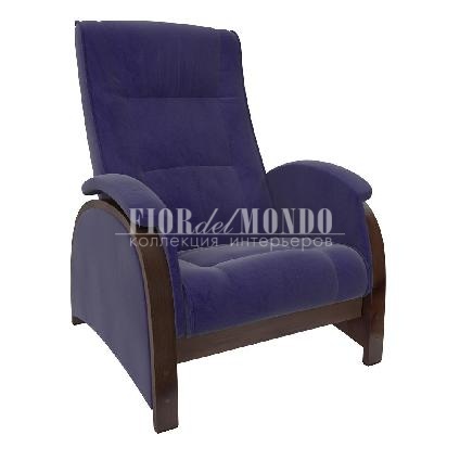 Кресло-глайдер Модель Balance 2 Орех/шпон, ткань Verona Denim Blue