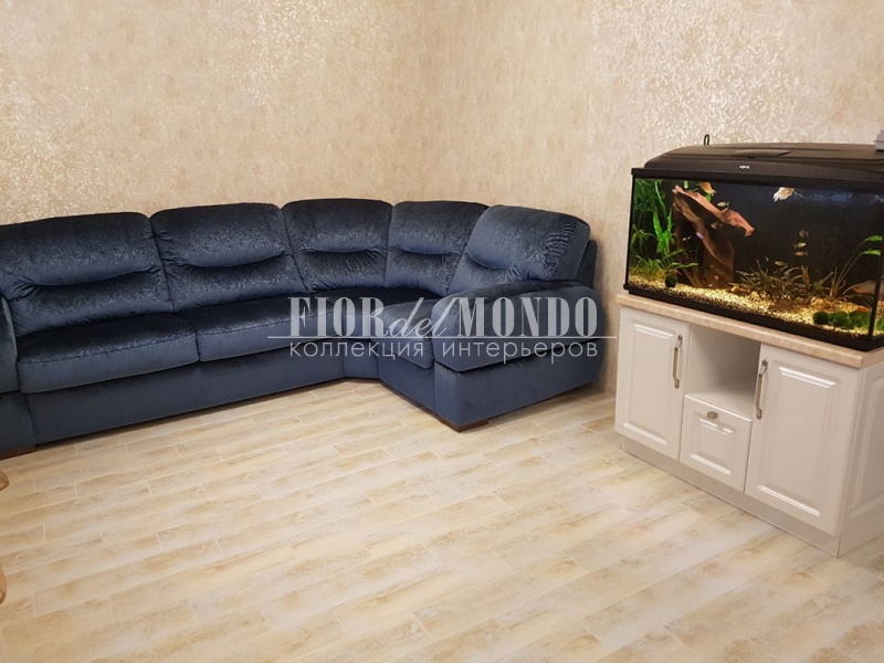 Угловой диван синий, собственное производство