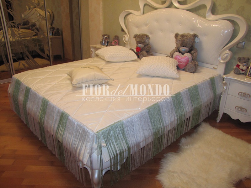 Мебель для детской спальни для девочки, Италия. Пошив штор, собственное производство 
